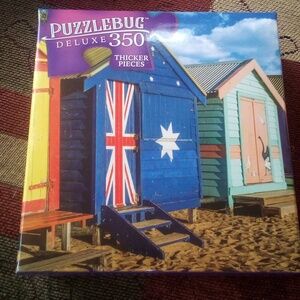 Beach Huts - 350 piece jigsaw puzzle - 9+ years - By Puzzlebug